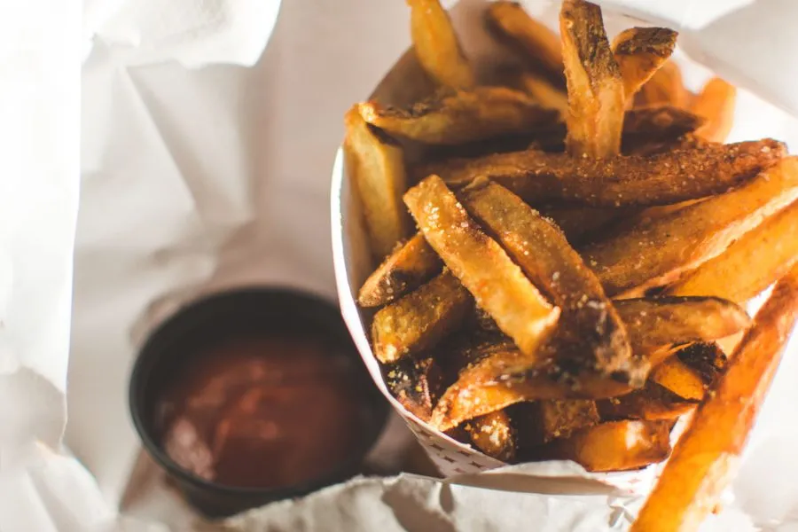 Zoete aardappel friet